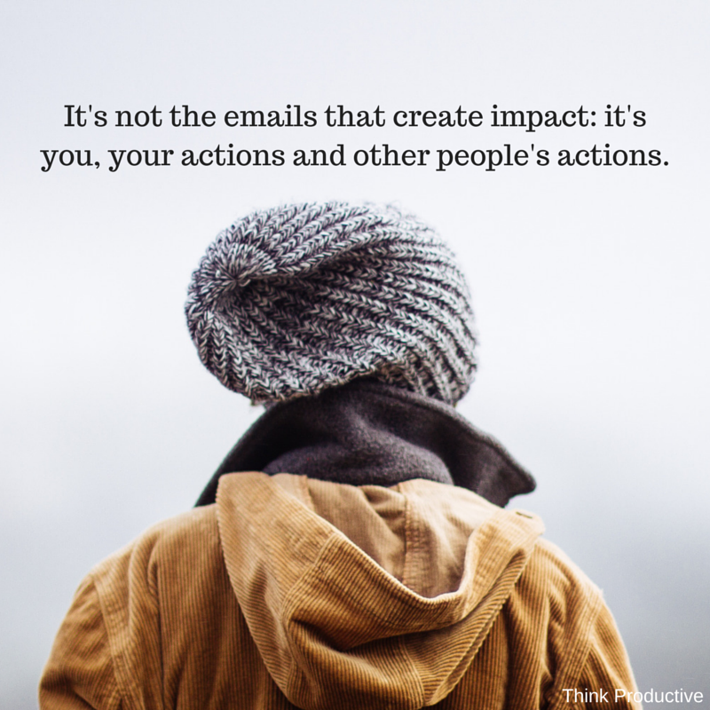 It's not the emails that create impact-
